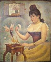 Seurat, Georges - Young Woman Powdering Herself